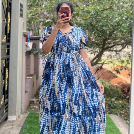 Georgette Maternity/Feeding kurti - Frillneck - Beauty